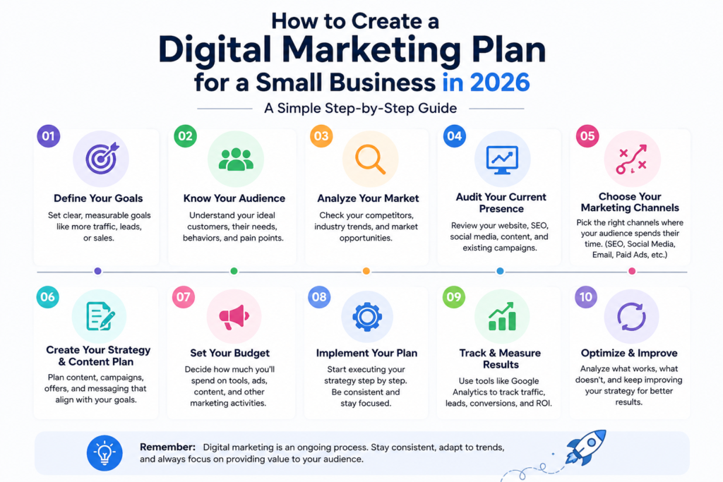 How to Create a Digital Marketing Plan for a Small Business in 2026